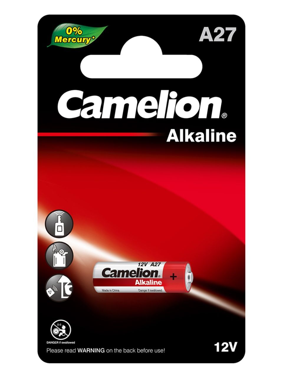 Батарейка CAMELION Alkaline A27-BP1
