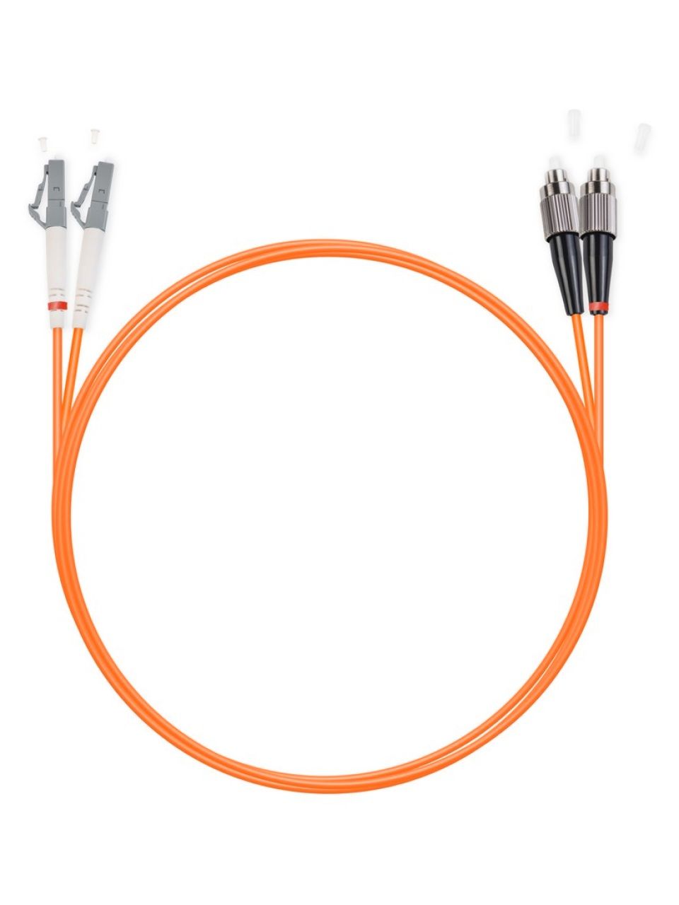Патч Корд Оптоволоконный FC/UPC-LC/UPC MM OM1 62.5/125 Duplex 3.0мм 1 м