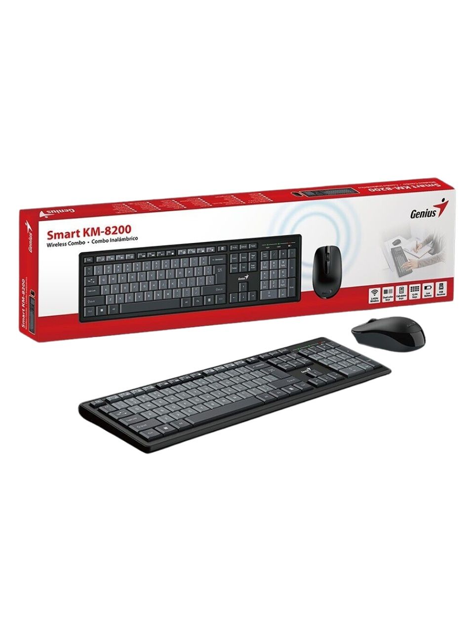 Комплект Клавиатура + Мышь Genius Smart KM-8200
