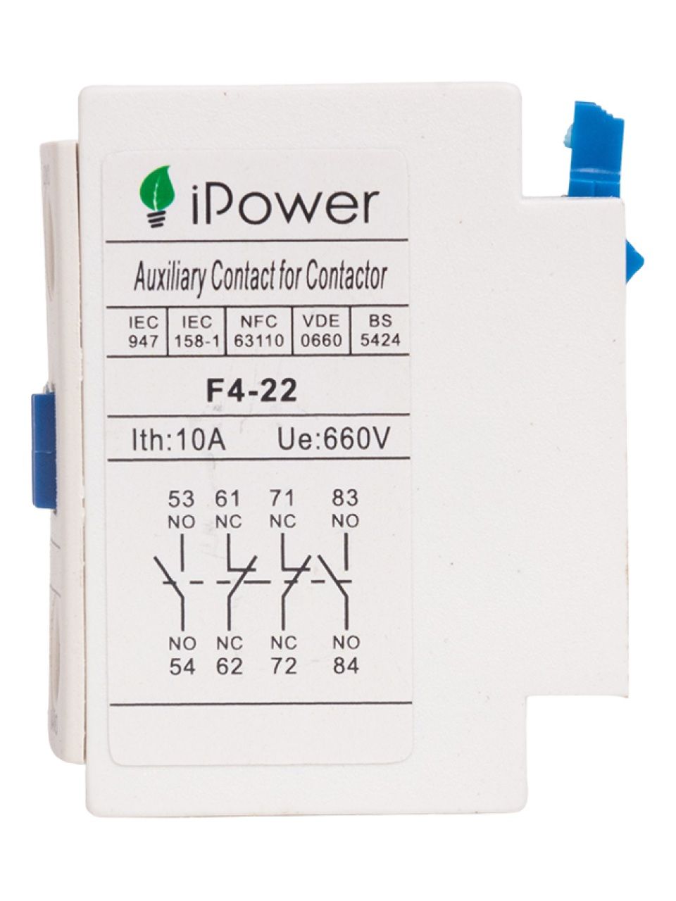 Блок доп.контактов iPower F4-22
