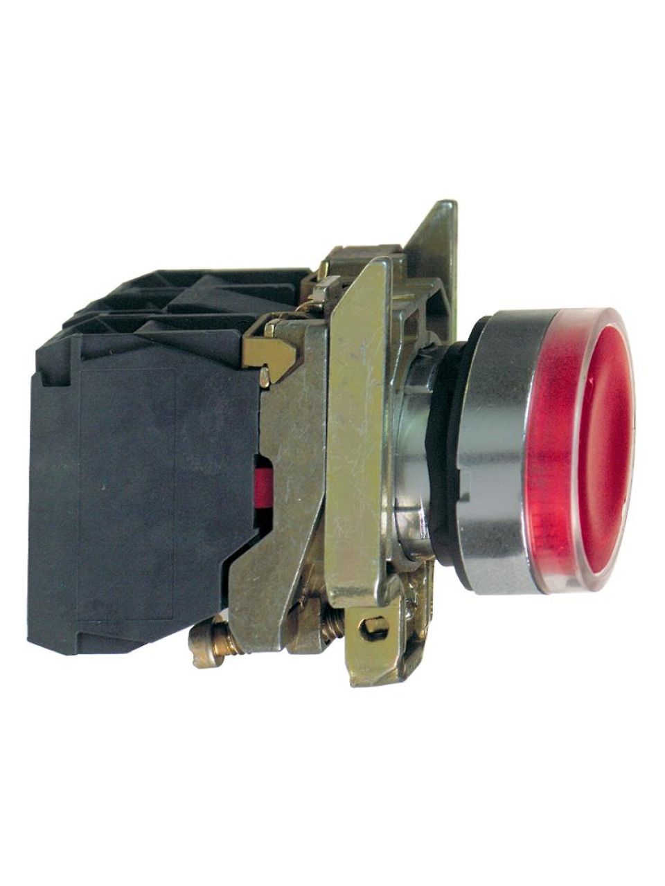Кнопка SE XB4BW34G5 с возвр. с подсв. 22мм 48-120В