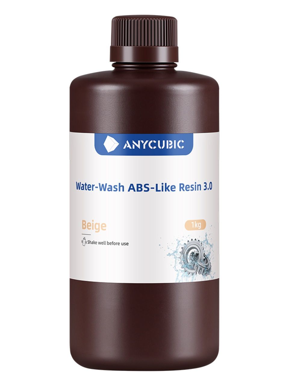 Фотополимерная смола для 3D-печати Anycubic Water-Wash ABS-Like Resin 3.0 SSXAB3BG-10 (бежевый)