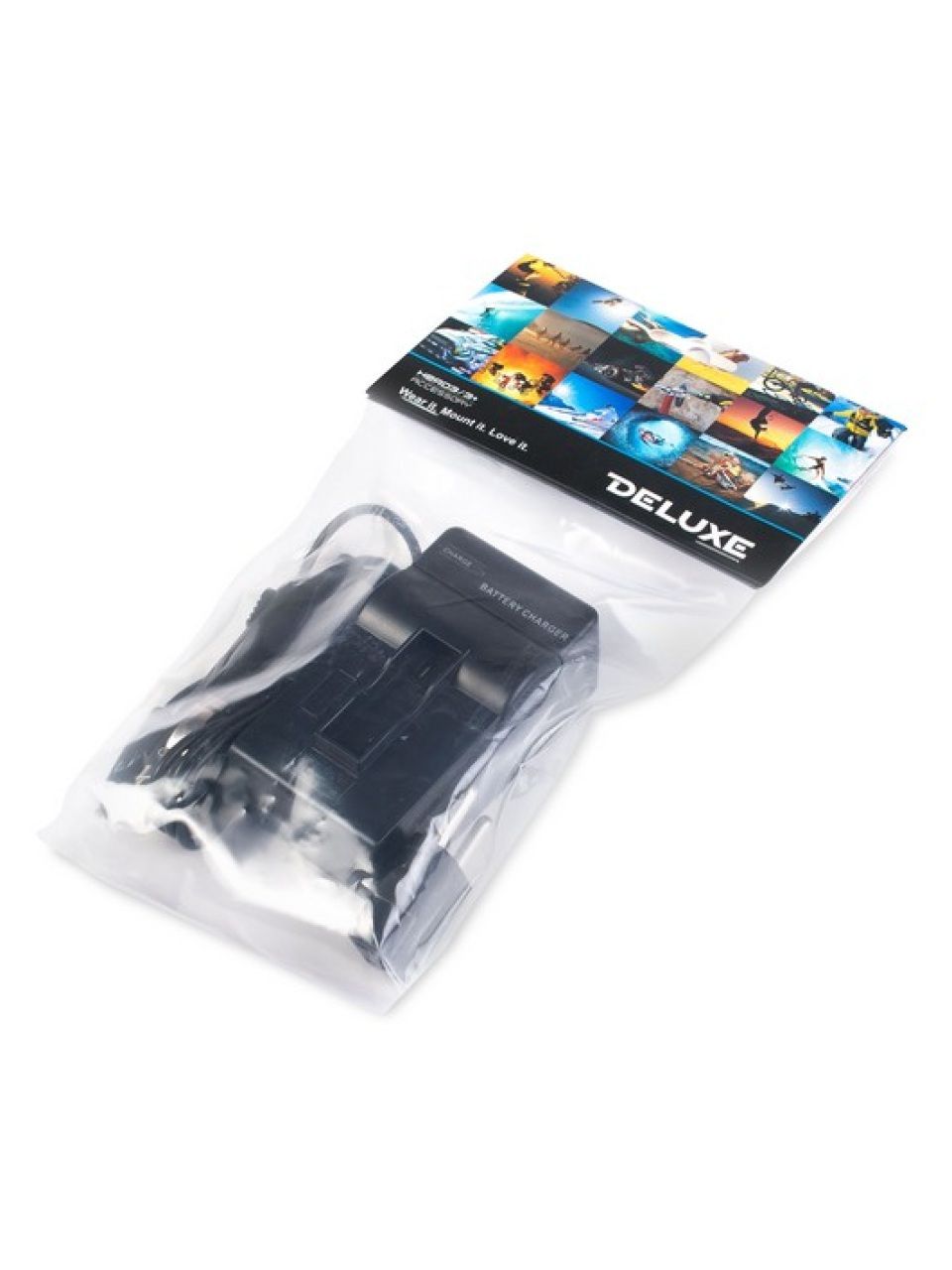 Зарядка для GoPro Hero 4 от 12V и 220V Deluxe DLGP-401