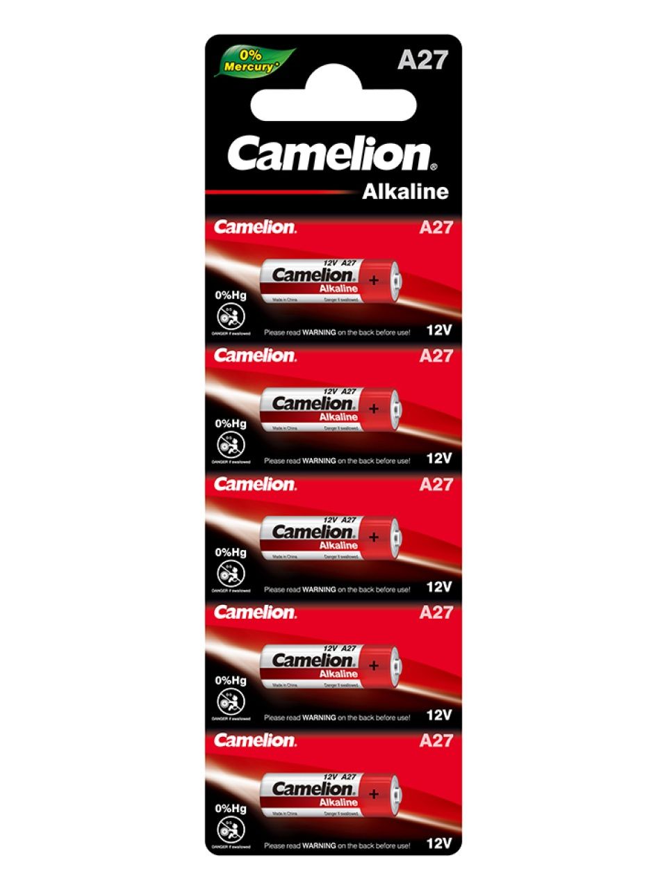 Батарейка CAMELION Alkaline A27-BP5
