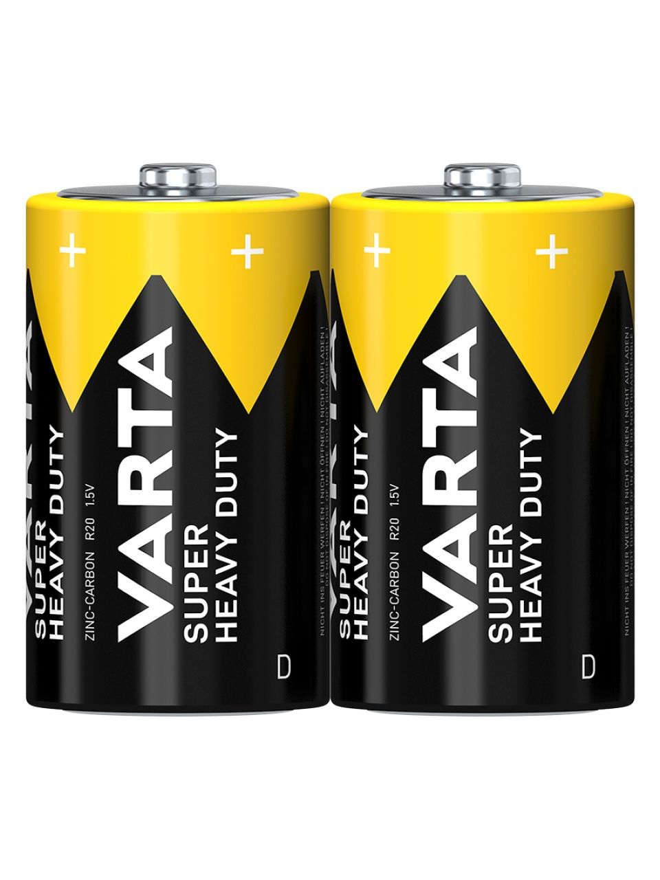 Батарейка VARTA Superlife (Super Heavy Duty) Mono 1.5V - R20P/D 2 шт. в пленке