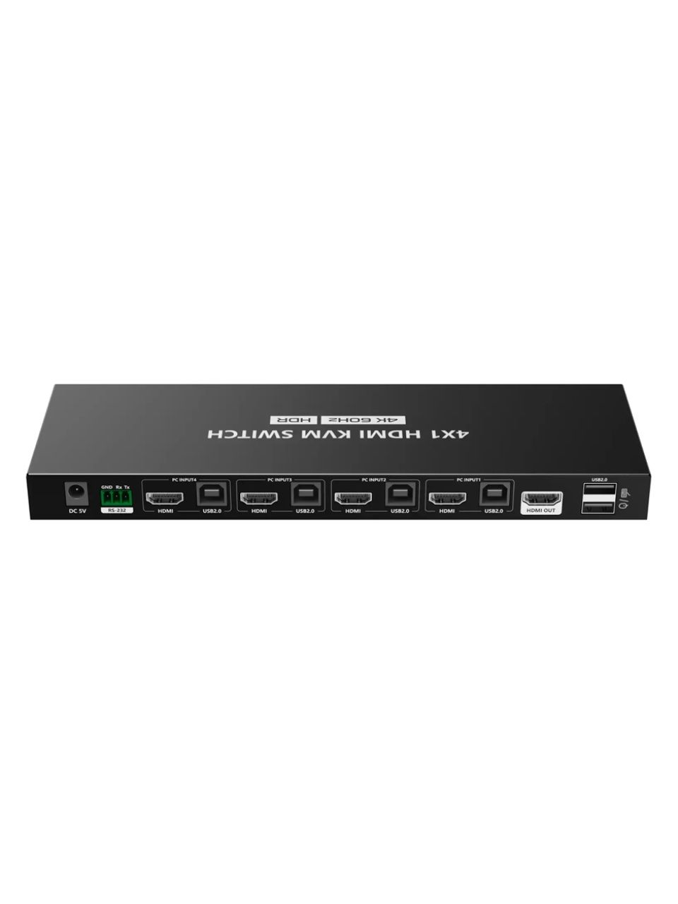 Переключатель HDMI KVM LENKENG LKV441 (4K, 4x1)