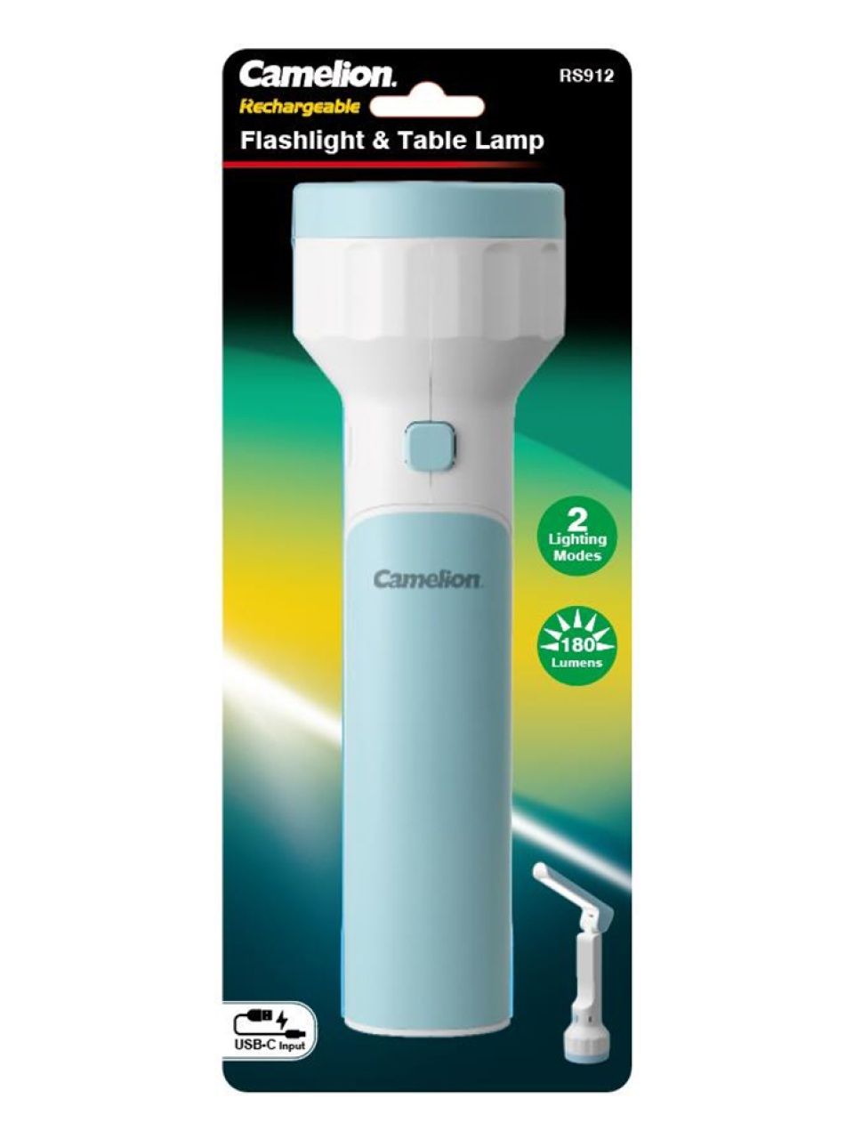 Фонарь перезаряжаемый Camelion RS912-BP