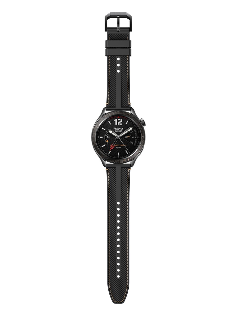 Комплект из ремешка и безеля для часов Xiaomi Watch S4 Bezel and Strap Kit-Midnight Carbon