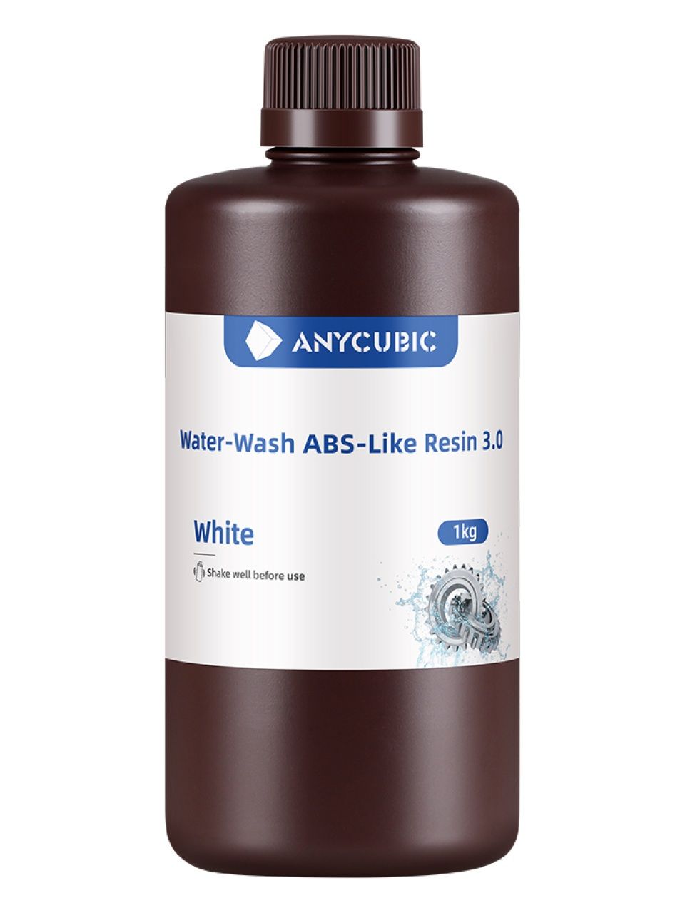 Фотополимерная смола для 3D-печати Anycubic Water-Wash ABS-Like Resin 3.0 SSXAB3WH-10 (белый)