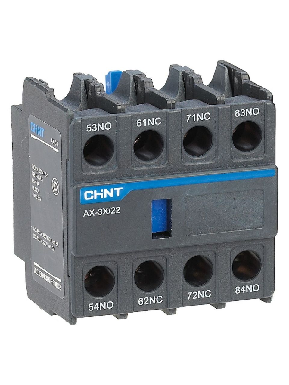 Приставка доп.контакты CHINT AX-3X/22 к Контактору NXC-06~630