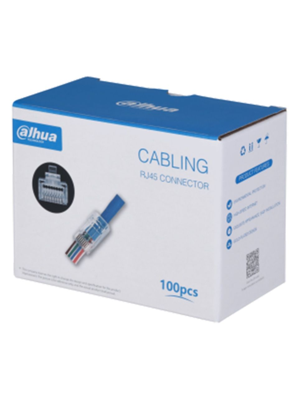 Коннектор телекоммуникационный сквозной RJ 45 Dahua DH-PFM976-530-PT