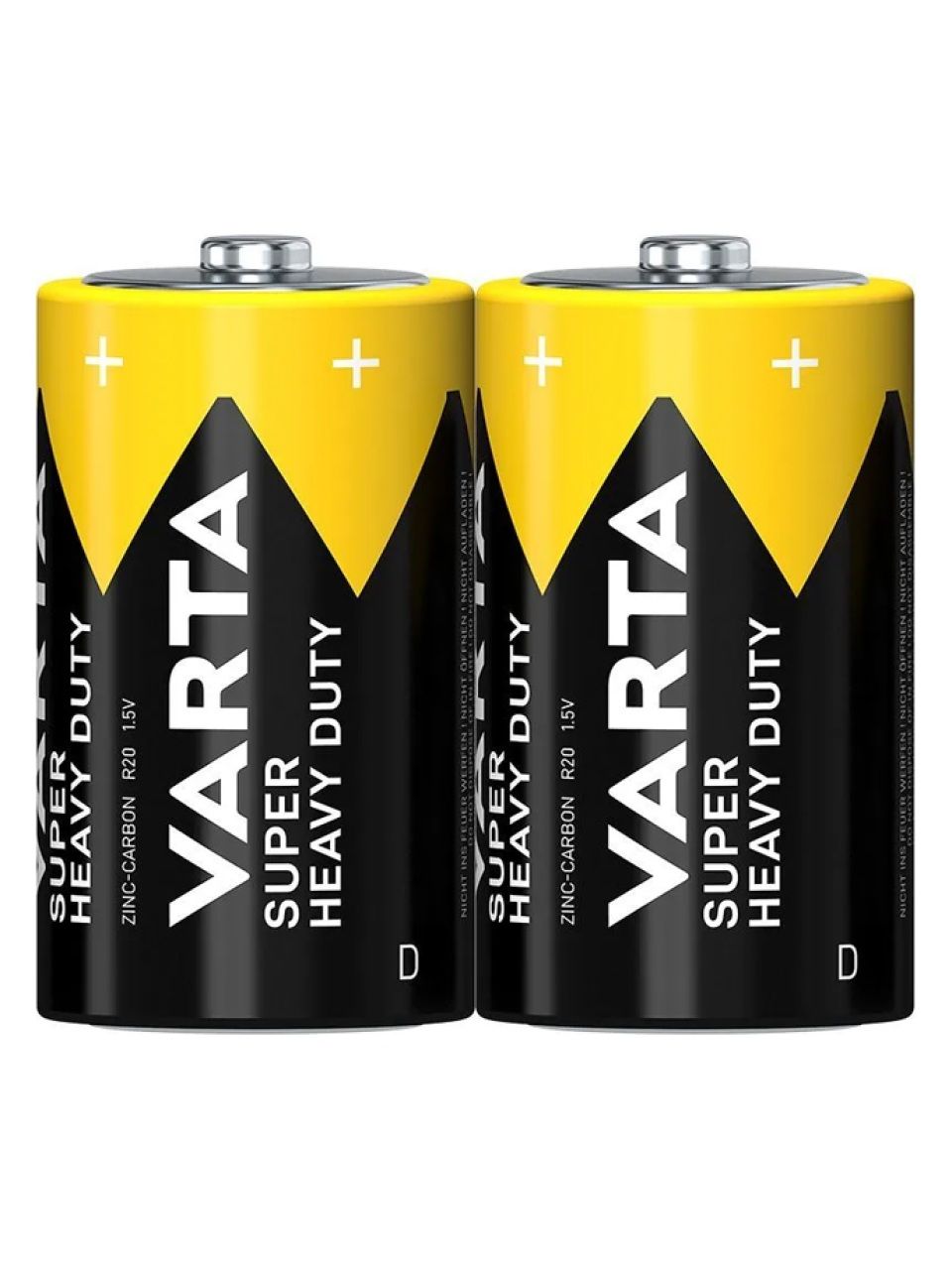 Батарейка VARTA Superlife Mono 1.5V - R20P/D 2 шт. в блистере