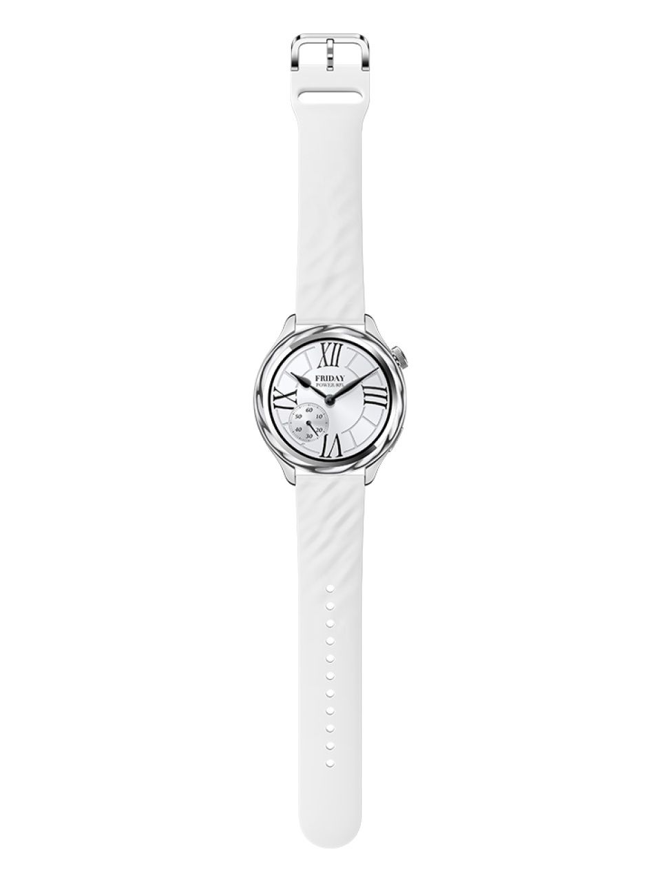 Комплект из ремешка и безеля для часов Xiaomi Watch S4 Bezel and Strap Kit-Liquid Silver