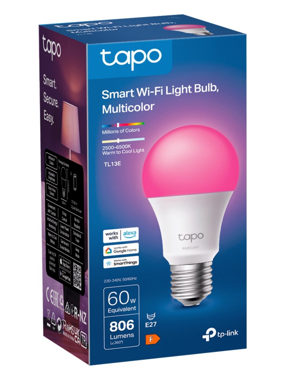 Лампа Wi-Fi Умная TP-Link Tapo TL13E