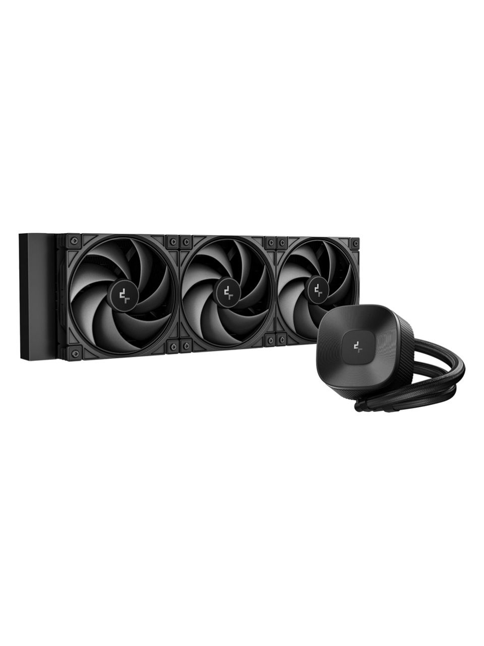 Кулер с водяным охлаждением Deepcool LE360 V2 ZERO DARK