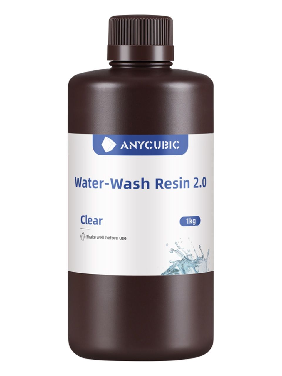 Фотополимерная смола для 3D-печати Anycubic Water-Wash Resin 2.0 SSX2CL-10 (прозрачный)