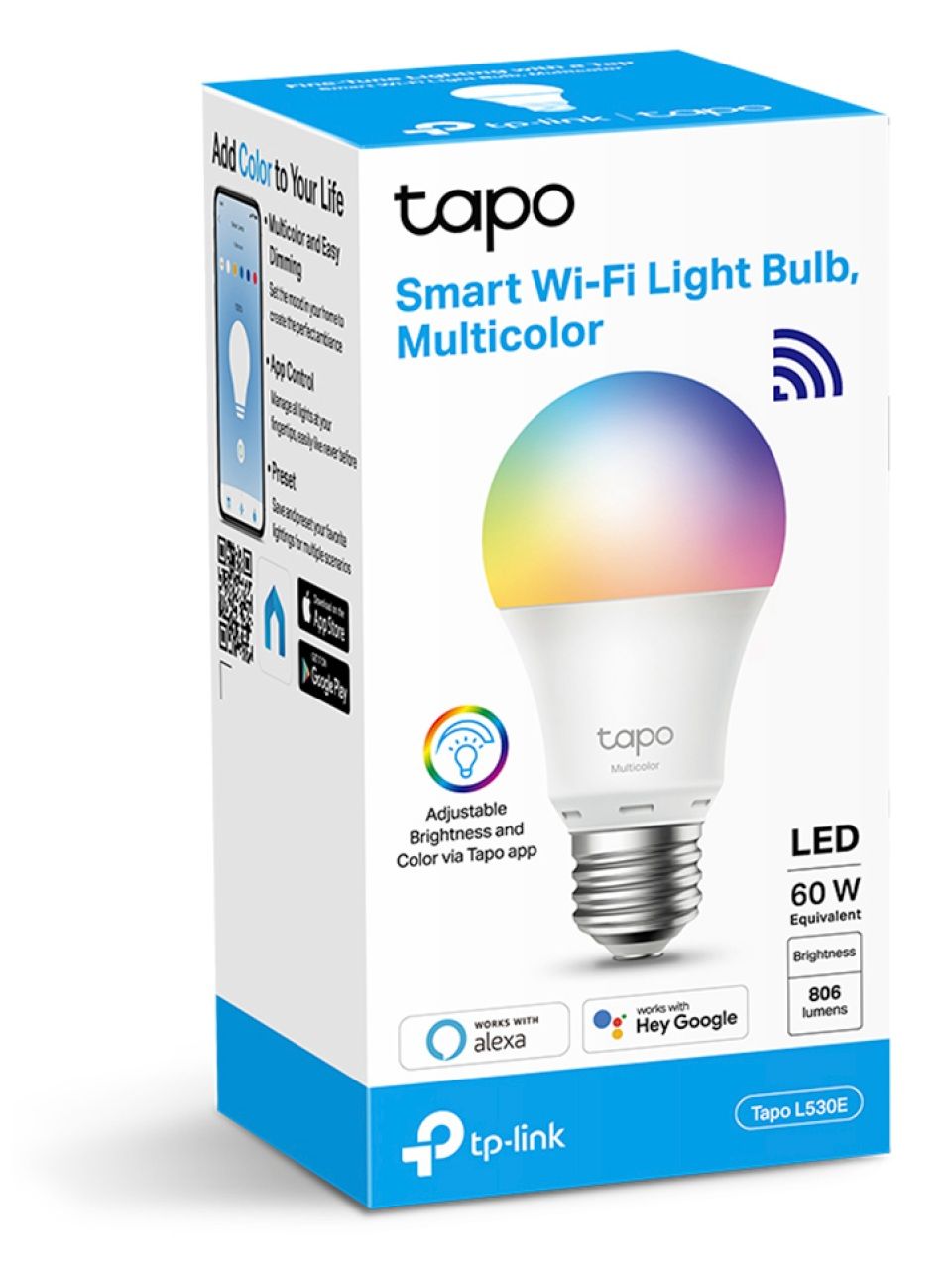 Лампа Wi-Fi Умная TP-Link Tapo L530E