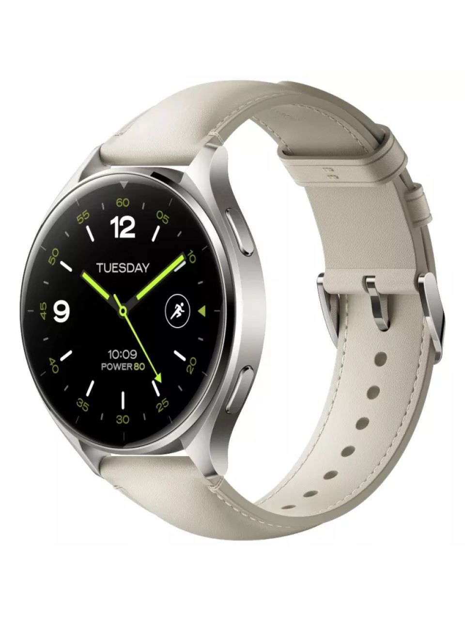 Смарт часы Xiaomi Watch 2 Titan Gray Case With White Leather Strap
