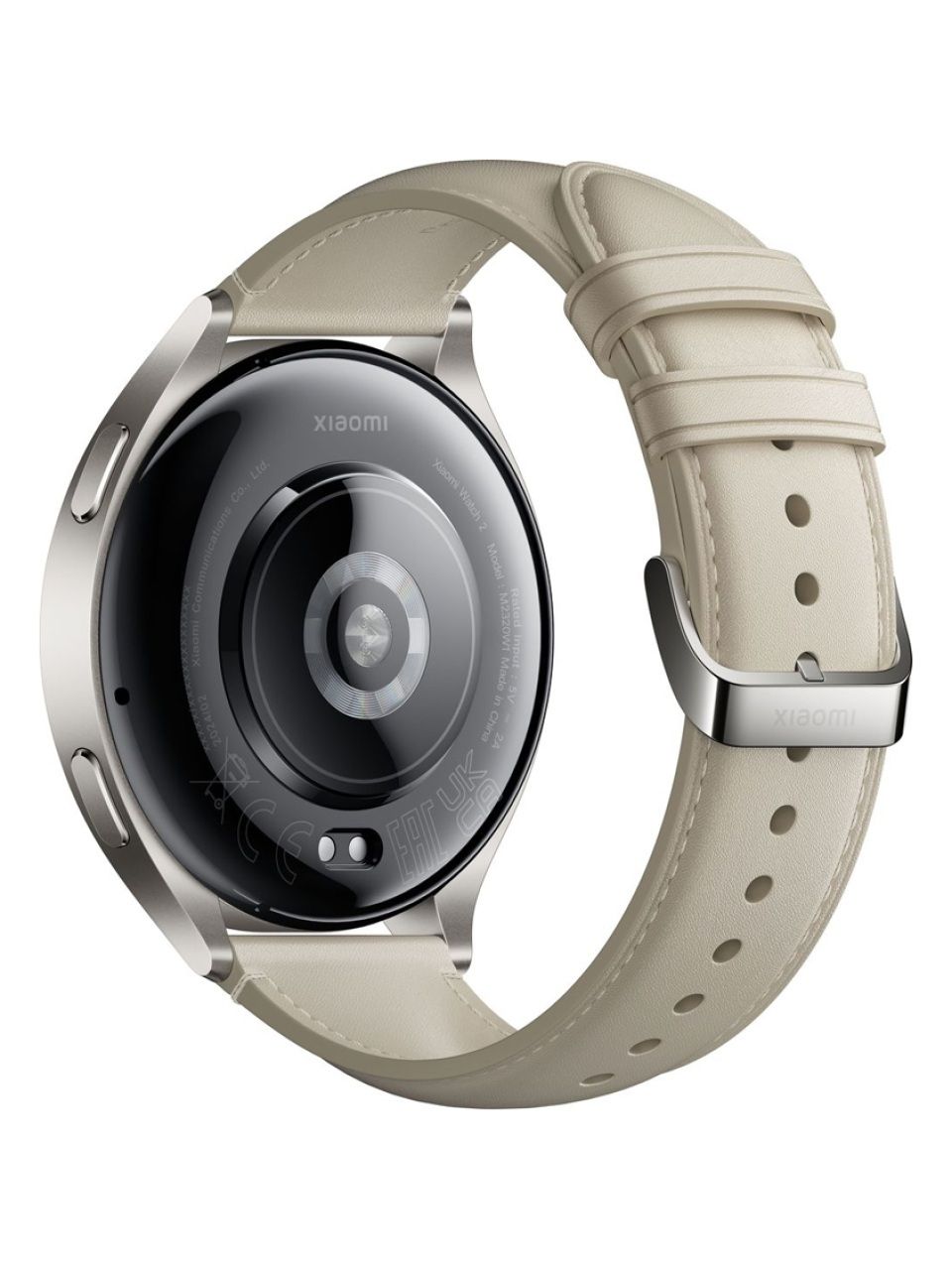 Смарт часы Xiaomi Watch 2 Titan Gray Case With White Leather Strap