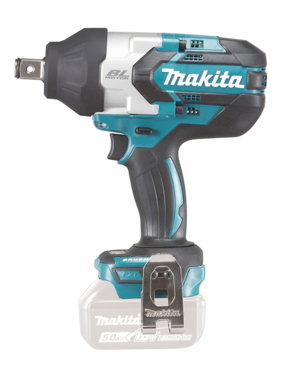 Гайковерт ударный аккумумуляторный Makita LXT BL 18В DTW1001Z