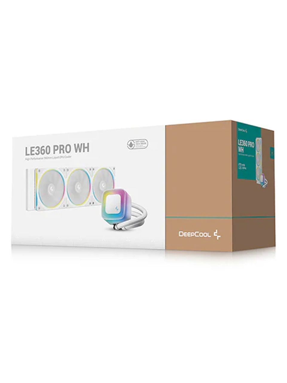 Кулер с водяным охлаждением Deepcool LE360 PRO WH