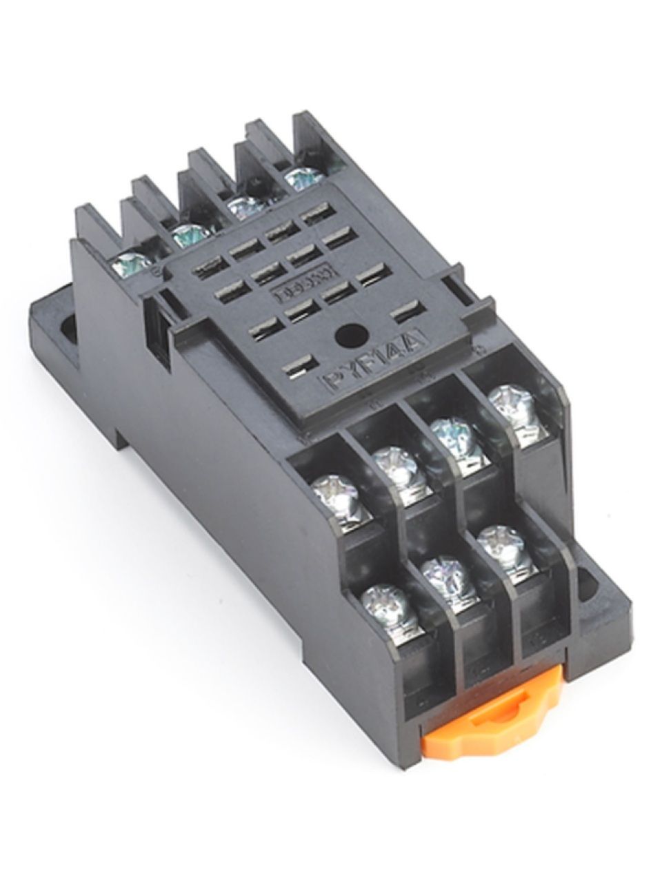 Разъём для крепления на DIN-рейку пром. реле Himel HDZ9 4 конт. 3-5А