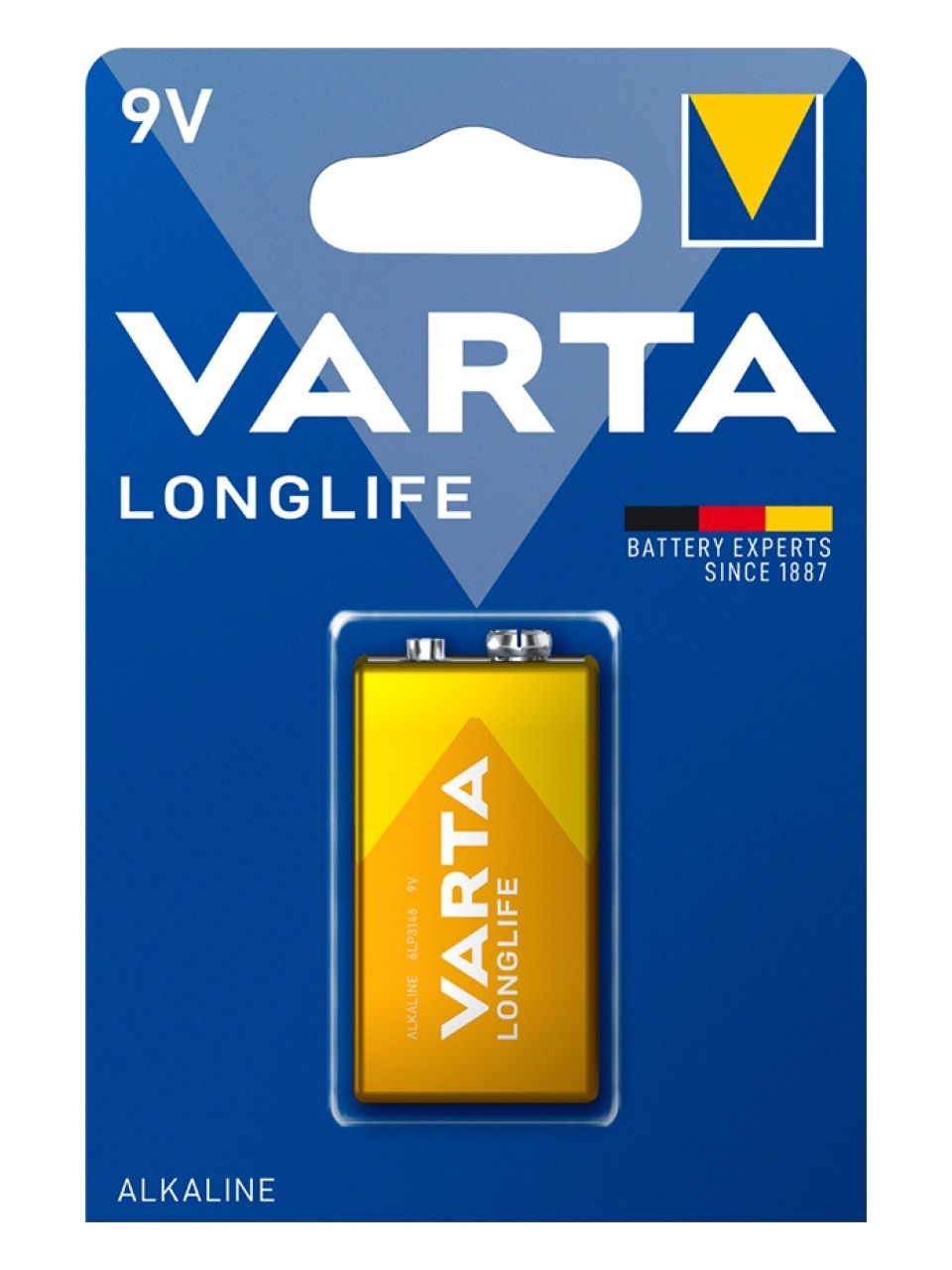 Батарейка VARTA Longlife 9V - 4122 6LP3146 (1шт)