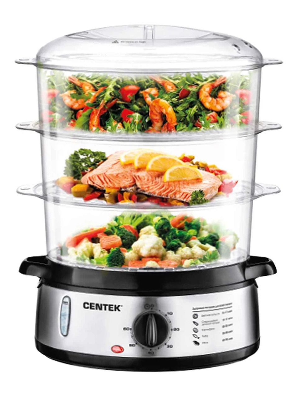 Пароварка Centek CT-1457