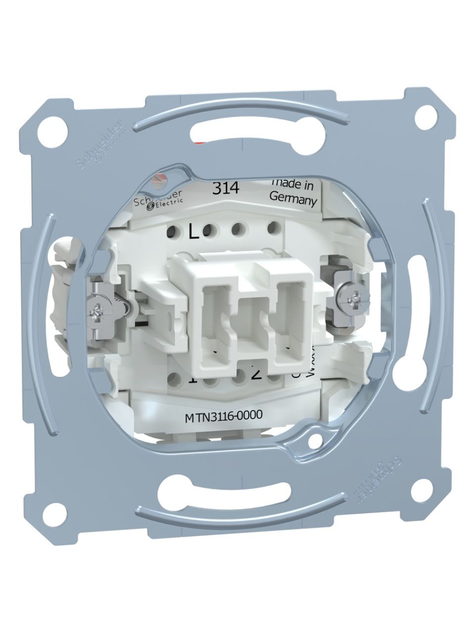 Переключатель мех-м MERTEN MTN3116-0000 D-Life 1 клавишный