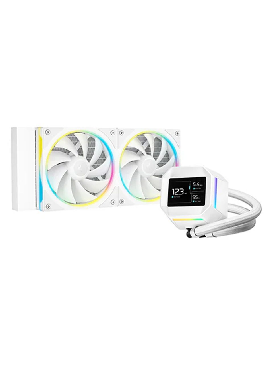 Кулер с водяным охлаждением Deepcool LM240 WH
