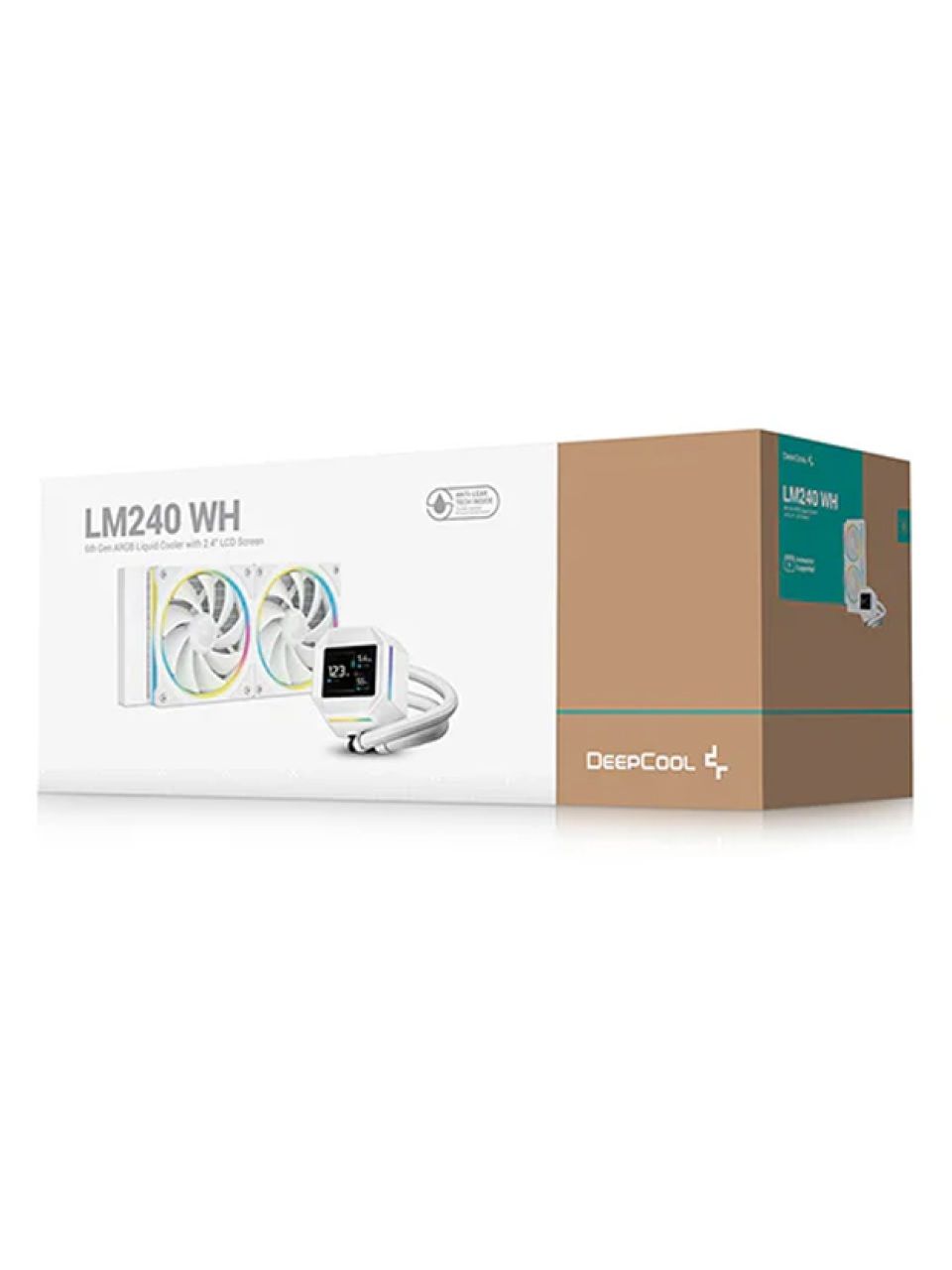 Кулер с водяным охлаждением Deepcool LM240 WH