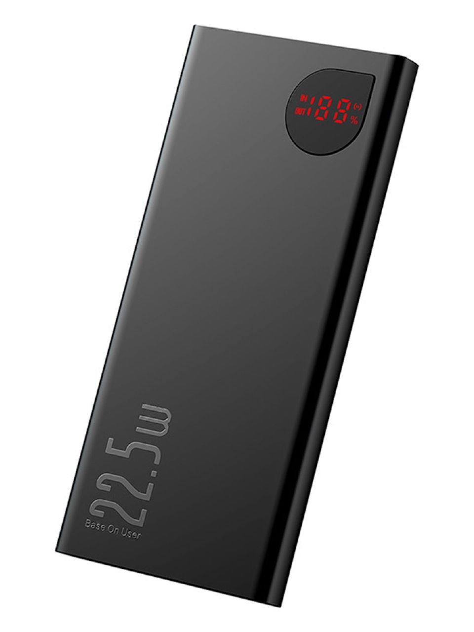 Портативный внешний аккумулятор Baseus Metal Digital Display Power Bank 10000mAh 22.5W Black