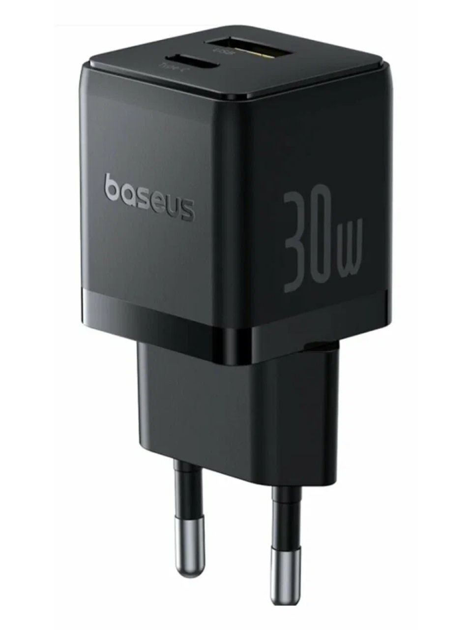 Адаптер питания Baseus Palm C+U 30W EU Cluster Black (P1011160A113-00)