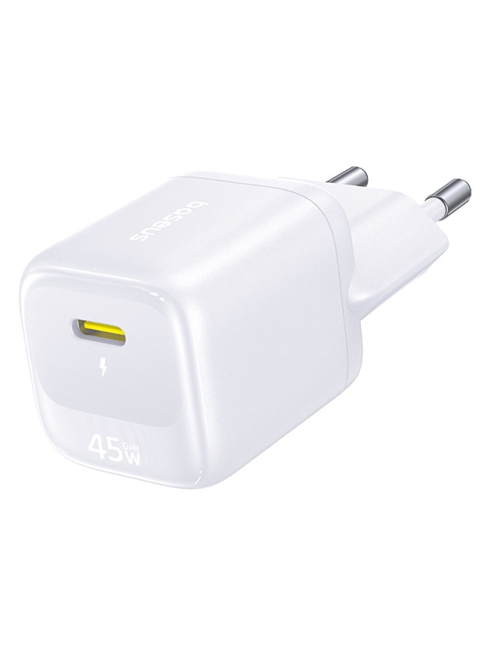 Адаптер питания Baseus FN22 1C 45W EU Moon White (E0123301)
