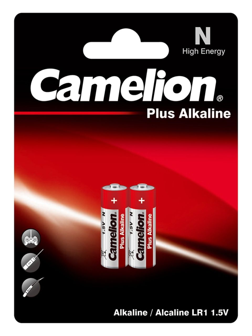 Батарейка CAMELION Plus Alkaline LR1-BP2