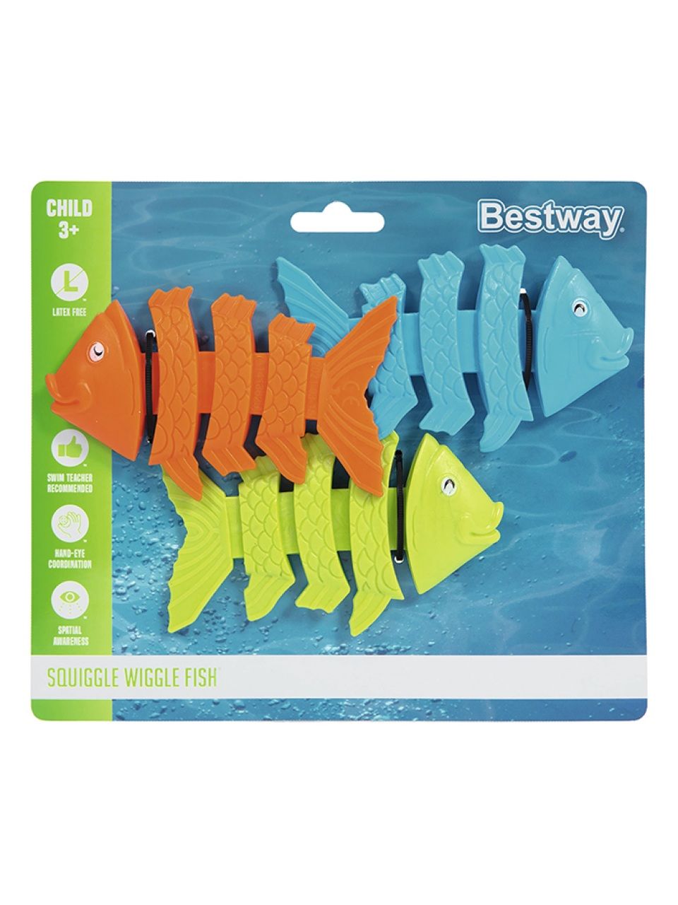 Набор игрушек для ныряния Bestway 26029 (Извивающиеся рыбки 3 шт в наборе)