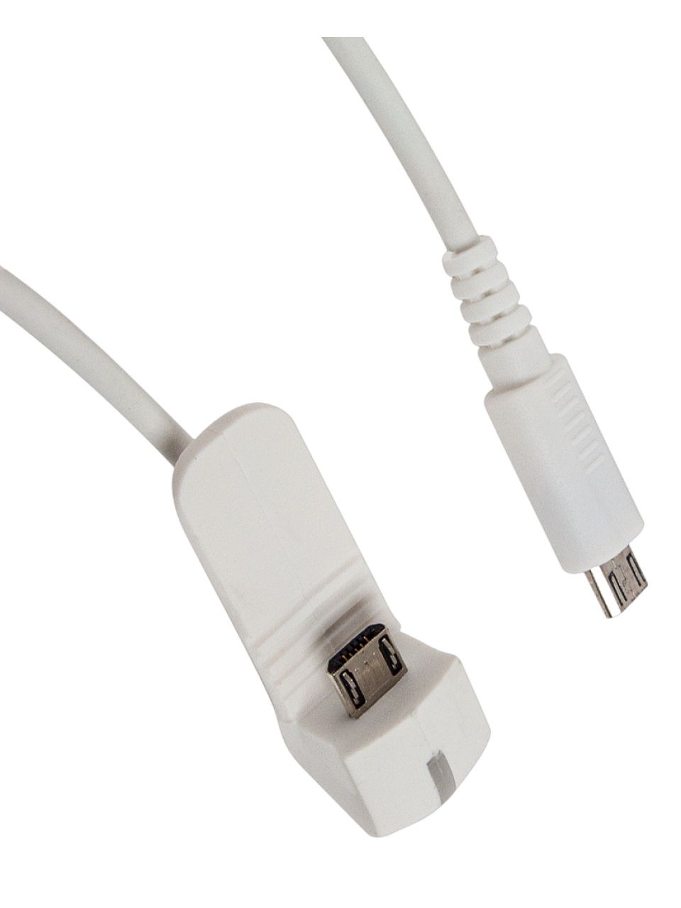 Противокражный кабель Eagle A6150BW (Reverse Micro USB - Micro USB)