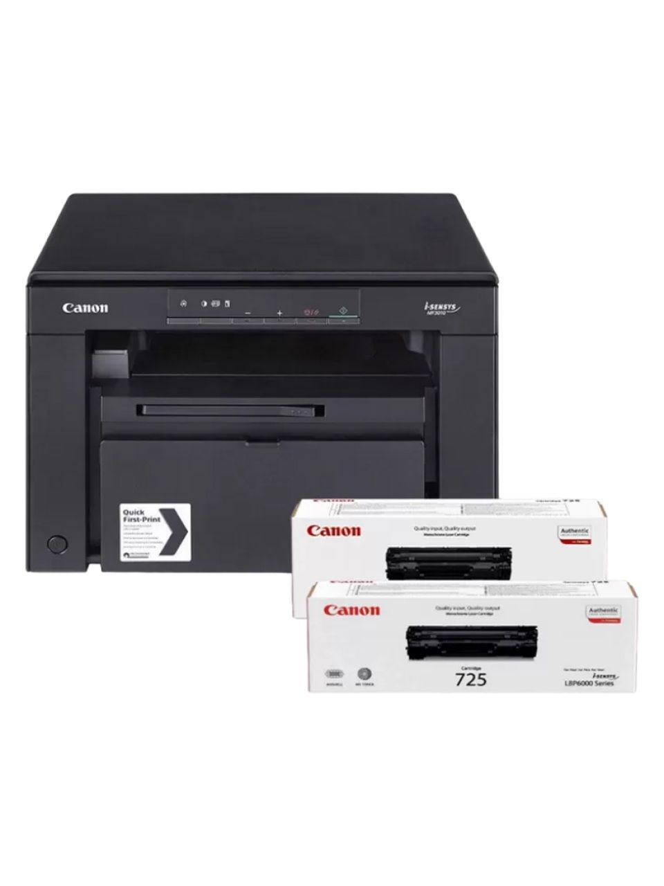 Монохромное лазерное МФУ Canon MF3010 BUNDLE