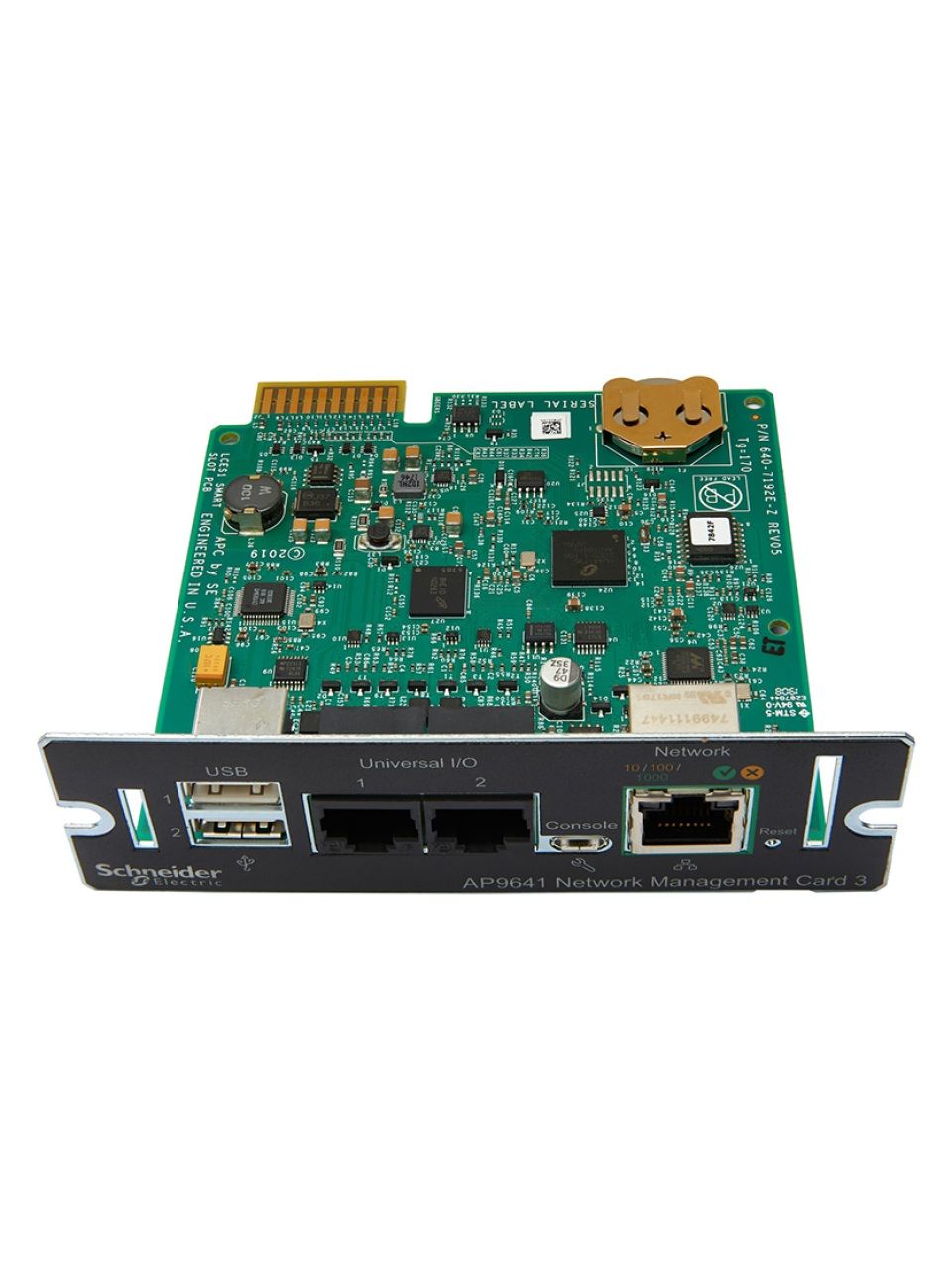 Сетевая карта управления ИБП APC AP9641 с функцией контроля состояния окружающей среды