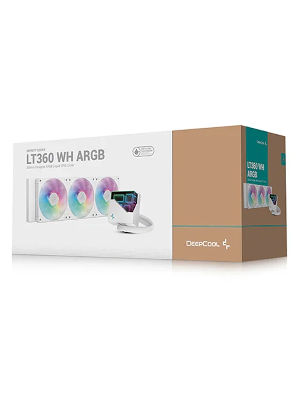 Кулер с водяным охлаждением Deepcool LT360 WH ARGB