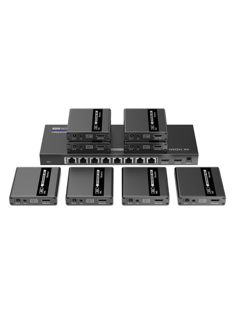 Сплиттер-удлинитель HDMI Lenkeng LKV728P