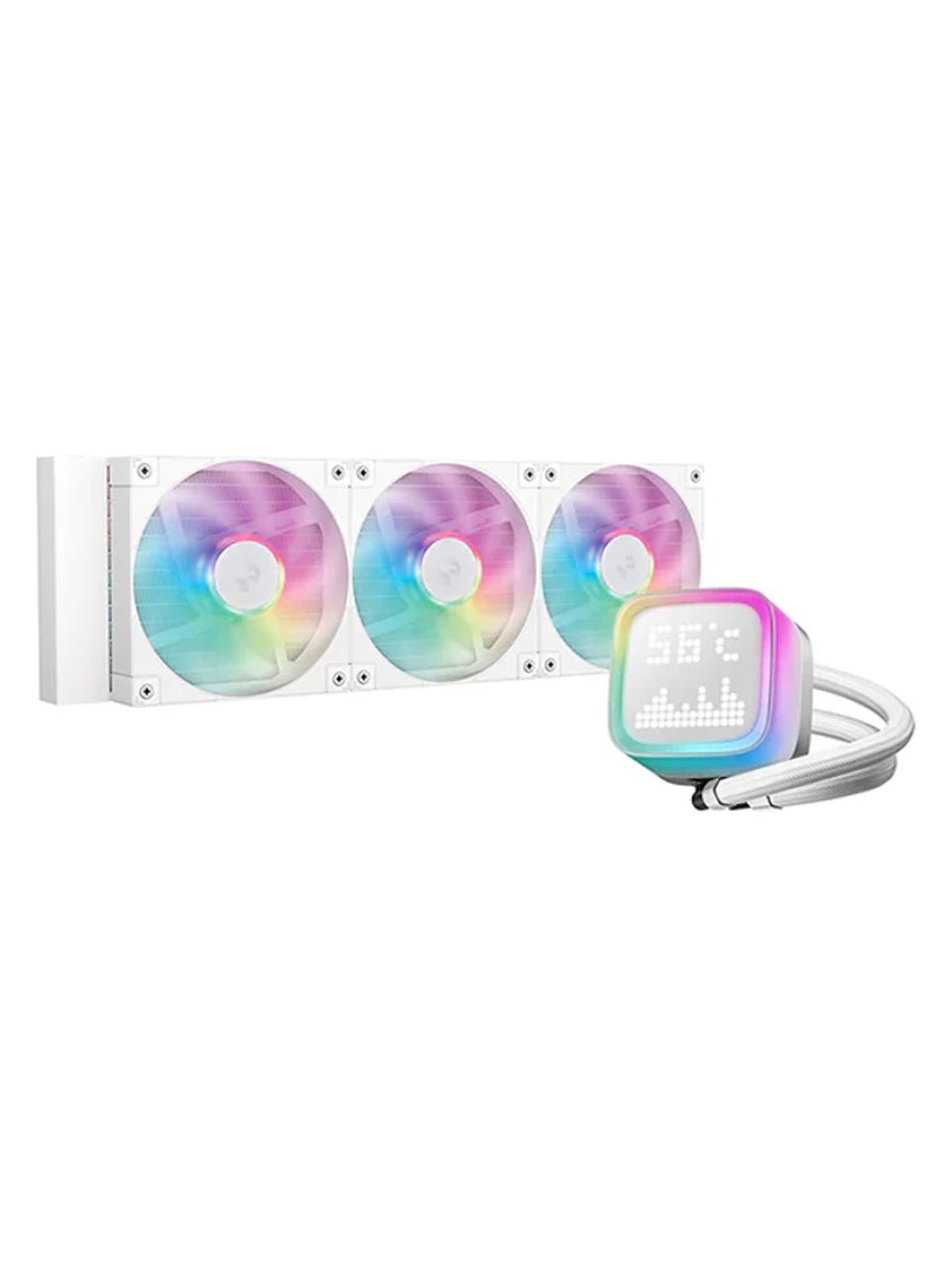 Кулер с водяным охлаждением Deepcool LP360 WH