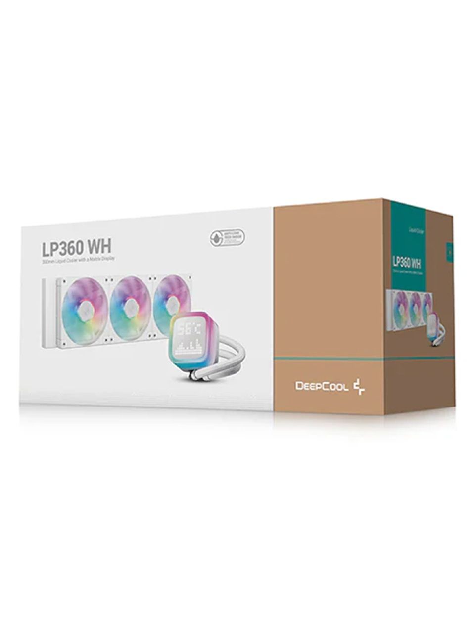 Кулер с водяным охлаждением Deepcool LP360 WH