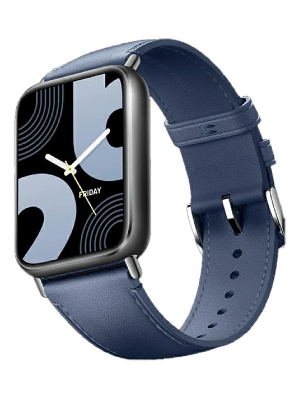 Кожаный сменный браслет Xiaomi Leather Quick Release Strap Glacier Blue
