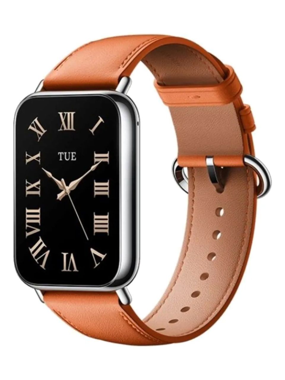 Кожаный сменный браслет Xiaomi Leather Quick Release Strap Coral orange