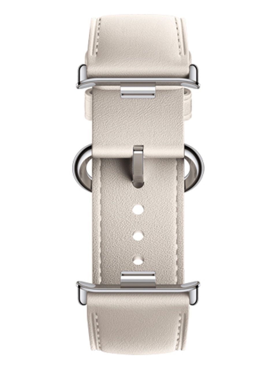 Кожаный сменный браслет Xiaomi Leather Quick Release Strap Cream white