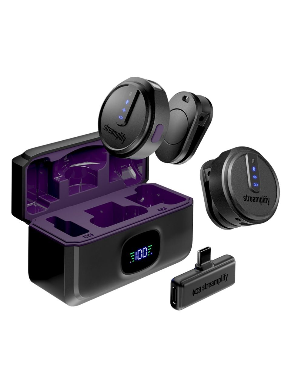 Петличный микрофон Streamplify MIC GO