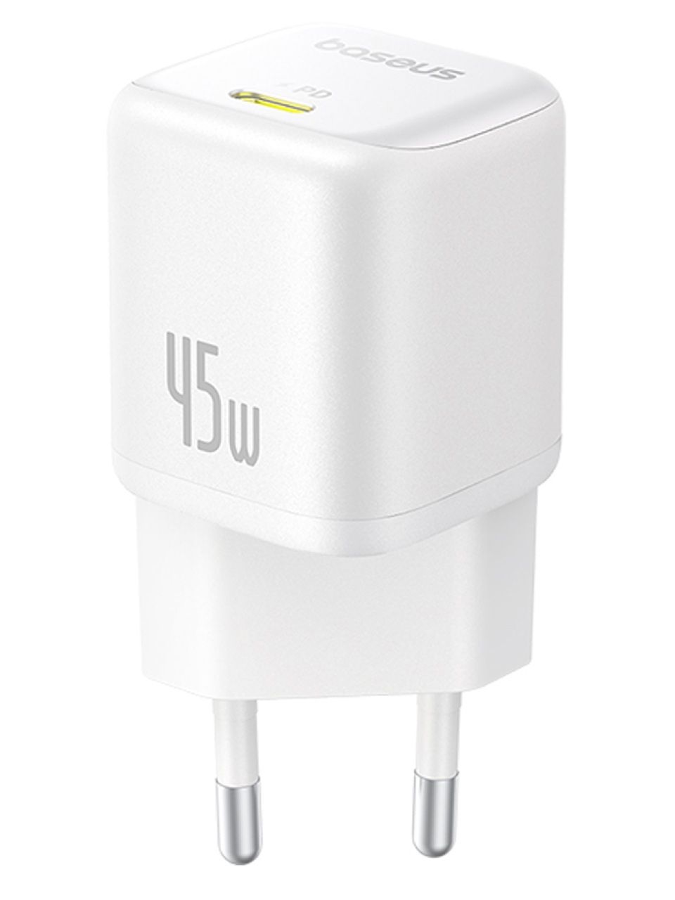 Адаптер питания Baseus PicoGo GaN 1C 45W White (P10176800213-00)
