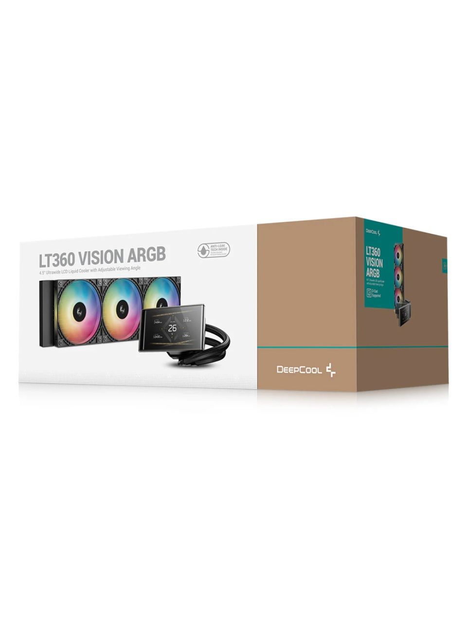 Кулер с водяным охлаждением Deepcool LT360 VISION ARGB