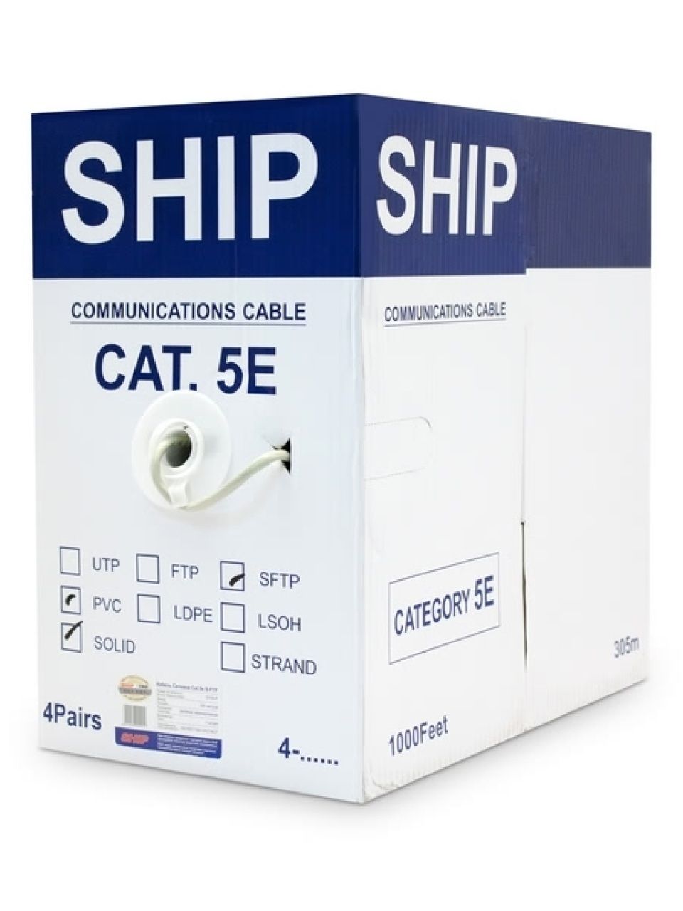 Кабель сетевой SHIP D155-P Cat.5e SF/UTP 30В PVC